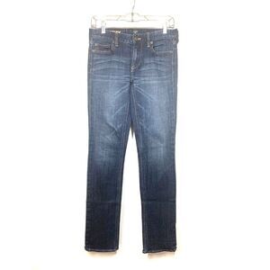 J. Crew Matchstick Straight Leg Jeans Mid Rise Cotton Medium Wash Women Size 26